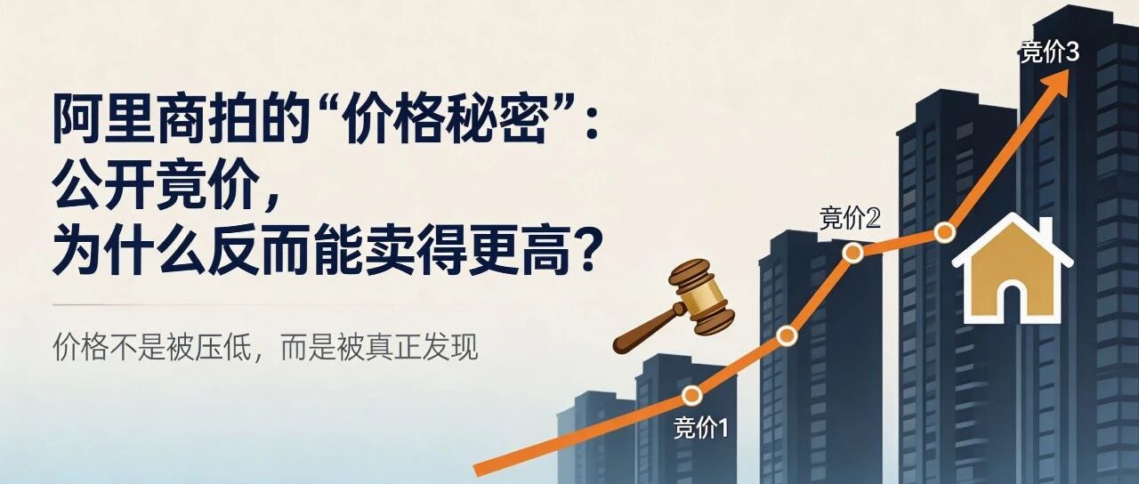 阿里商拍的“价格秘密”：公开竞价，为什么反而能卖得更高？